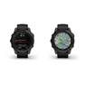GARMIN - Garmin Fenix 7 Sapphire Solar 47Mm Carbon Grey DLC Titanium Ith Black Band Smartwatch