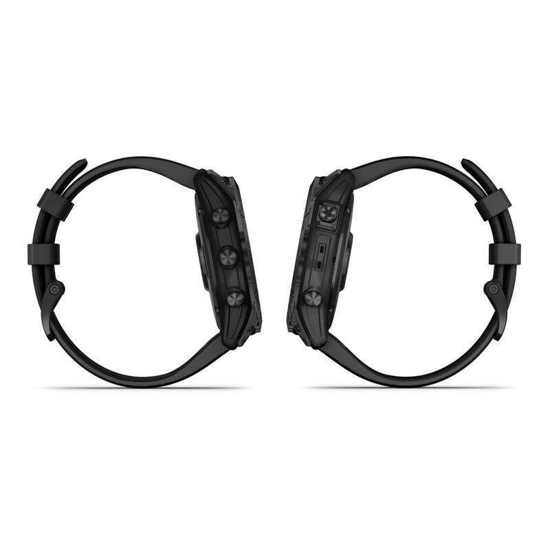 Garmin Fenix 7X Sapphire Solar 51Mm Black DLC Titanium with Black Band Smartwatch, , large image number 3