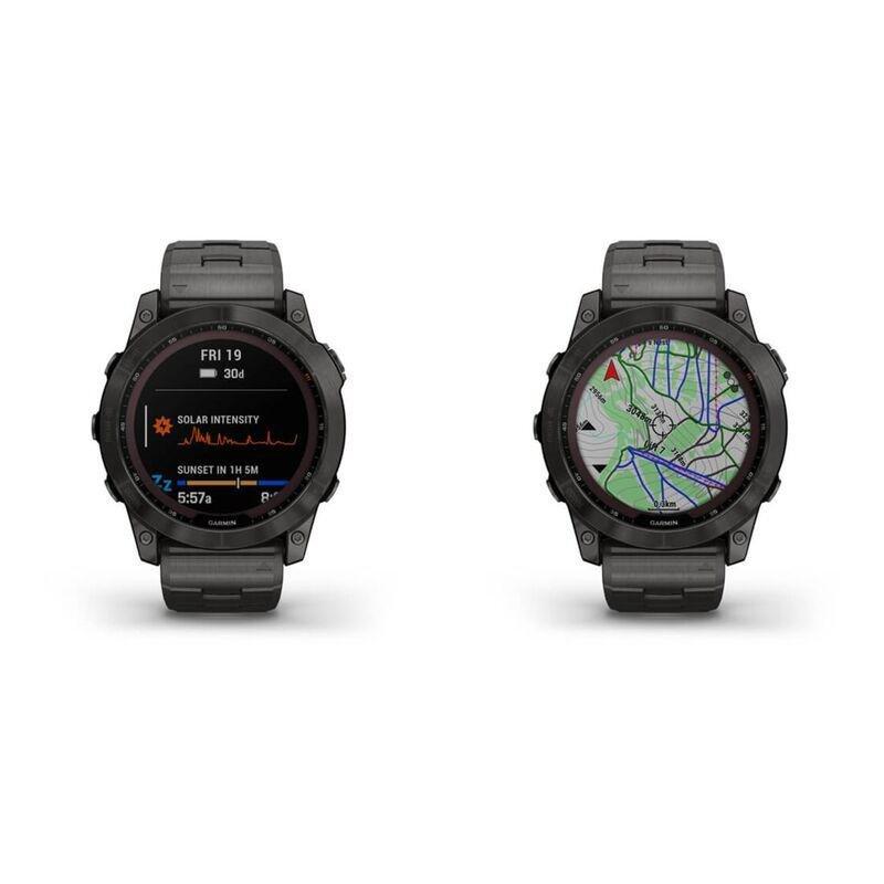 Garmin Fenix 7X Pro Sapphire Solar Carbon Gray DLC Titanium/Vented