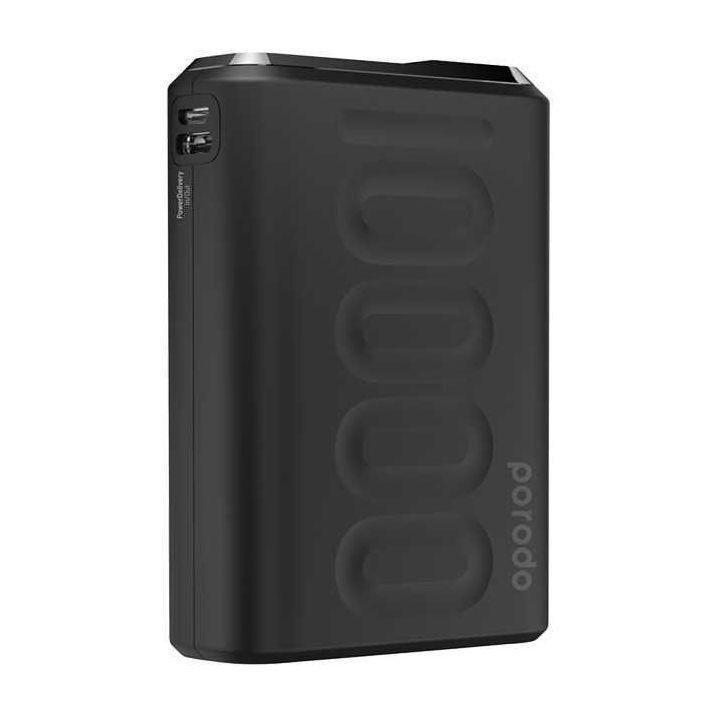 Porodo PD Power Bank 10000mAh 20W QC3.0 Black, , large image number 0