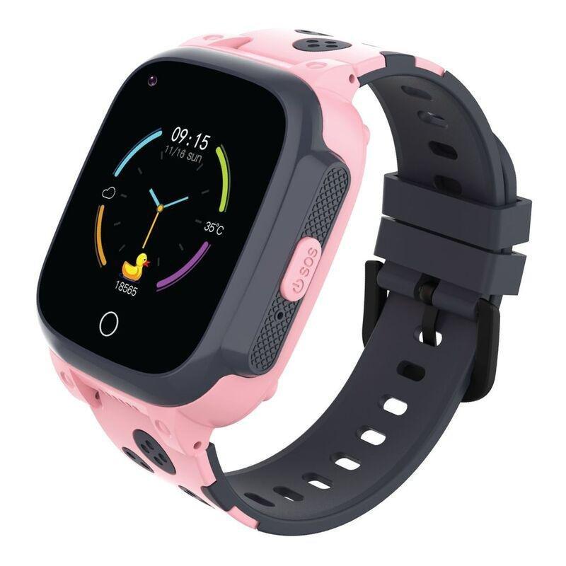 Porodo Kid's 4G GPS Smart Watch Pink, , large image number 2