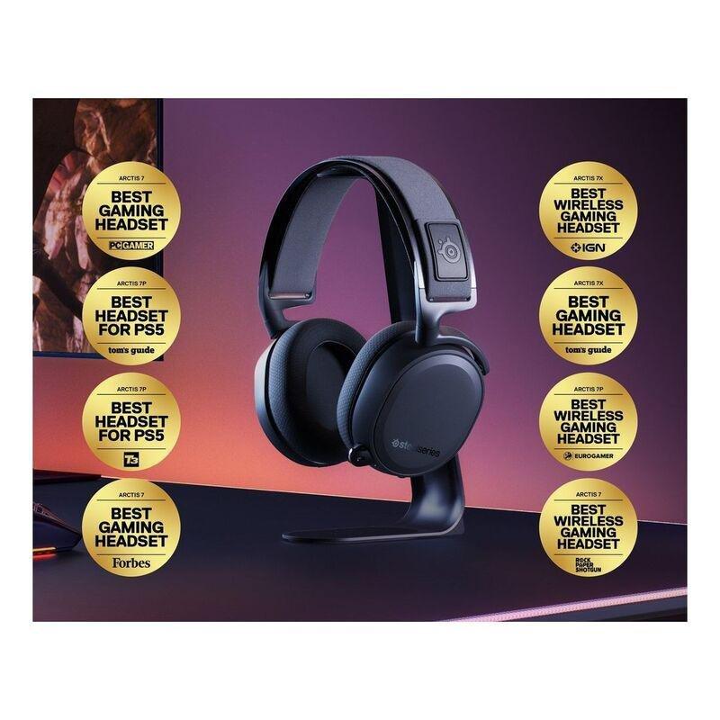 SteeSeries Arctis 7+ Black Multi-System Gaming Headset, , large image number 6