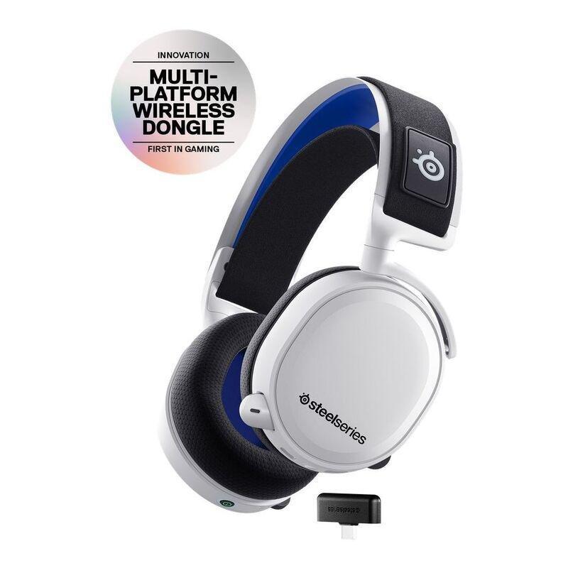 SteelSeries Arctis 7P+ Wireless White Multi-System Gaming Headset, , large image number 3
