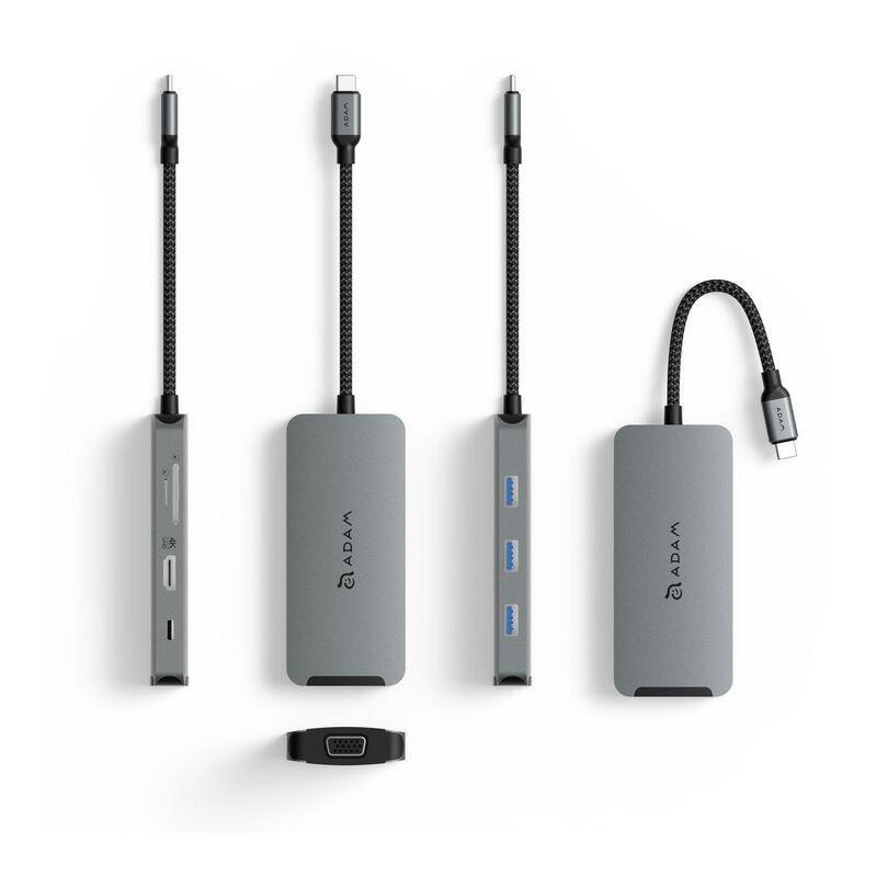 Adam Elements CASA Hub A08 USB-C 8-in-1 Multi-Function Hub, , large image number 1