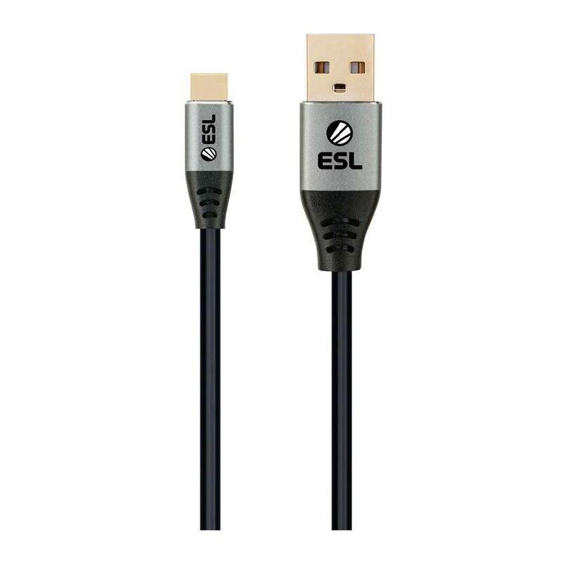 ESL Gaming Cable USB-USB-C Charging Cable 4m for PS5/Xbox Series X, , medium
