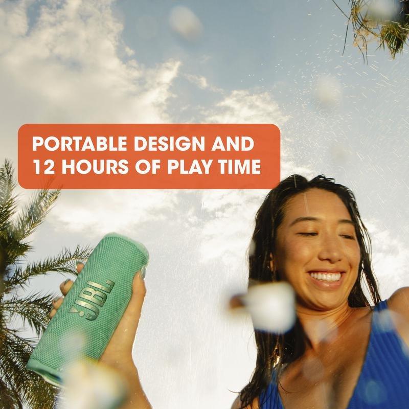 JBL Flip 6 Portable Waterproof Speaker - Blue, , large image number 2