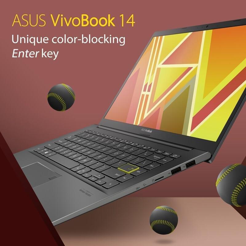 ASUS Vivobook 14 Laptop Intel Core I5-1135G7/8GB/512GB SSD/NVIDIA GeForce MX350 2GB/14-inch FHD/Windows 10 Home - Black, , large image number 7