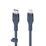 BELKIN - Belkin BoostCharge Flex USB-C Cable with Lightning Connector 1m - Blue