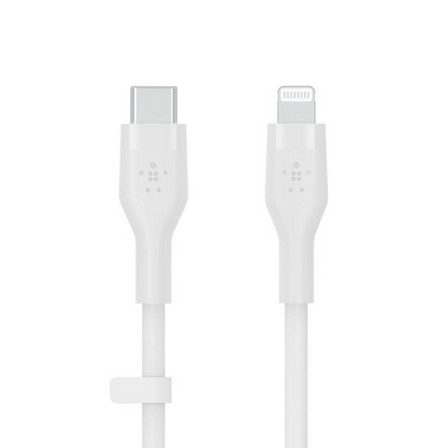 BELKIN - Belkin BoostCharge Flex USB-C Cable with Lightning Connector 1m - White