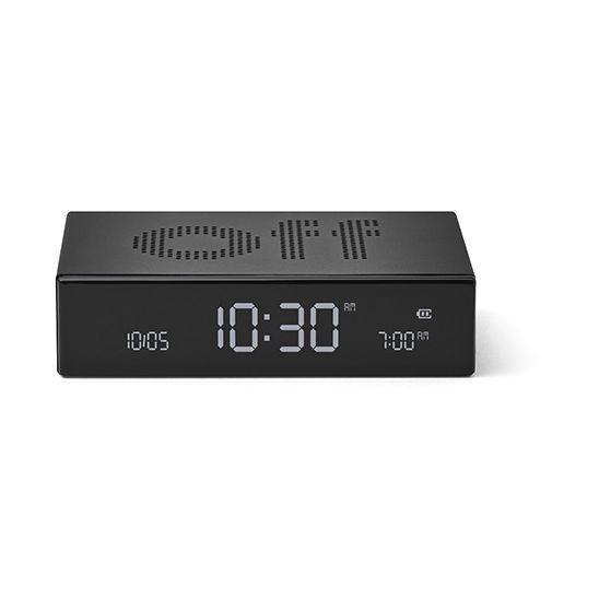 Lexon Flip Premium Alarm Clock - Black, , large image number 2