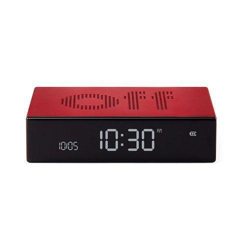 Lexon Flip Premium Alarm Clock - Red, , large image number 3