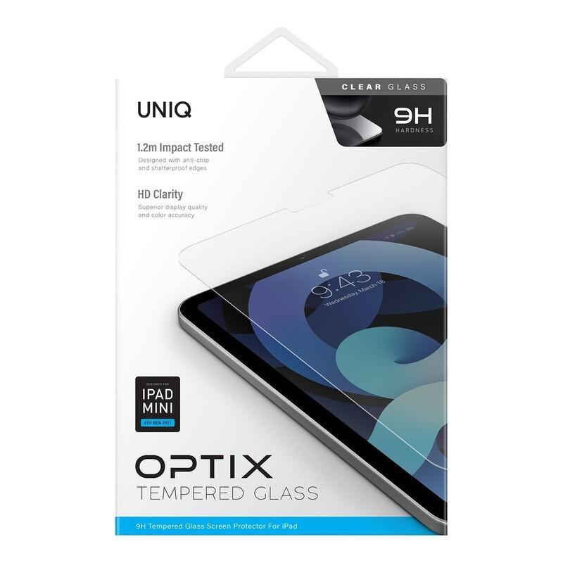 UNIQ Optix Clear Glass Screen Protector for iPad Mini 6th Gen, , medium