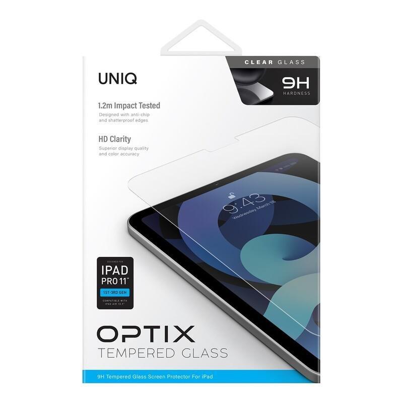 UNIQ Optix Clear Glass Screen Protector for iPad Pro 11 1-3rd Gen/Air 10.9, , large image number 0