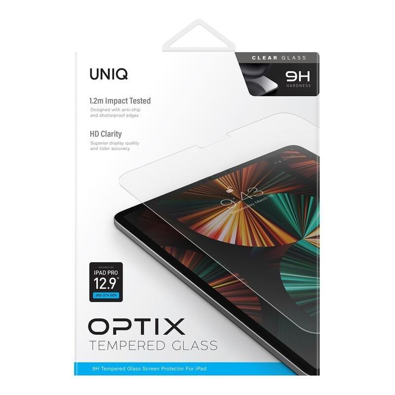UNIQ Optix Clear Glass Screen Protector for iPad Pro 12.9 3-5th Gen, , large image number 0