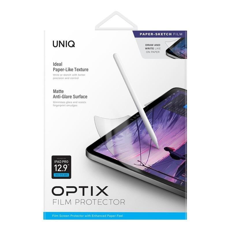 UNIQ Optix Paper-Sketch Film Screen Protector for iPad Pro 12.9 3-5th Gen, , large image number 0