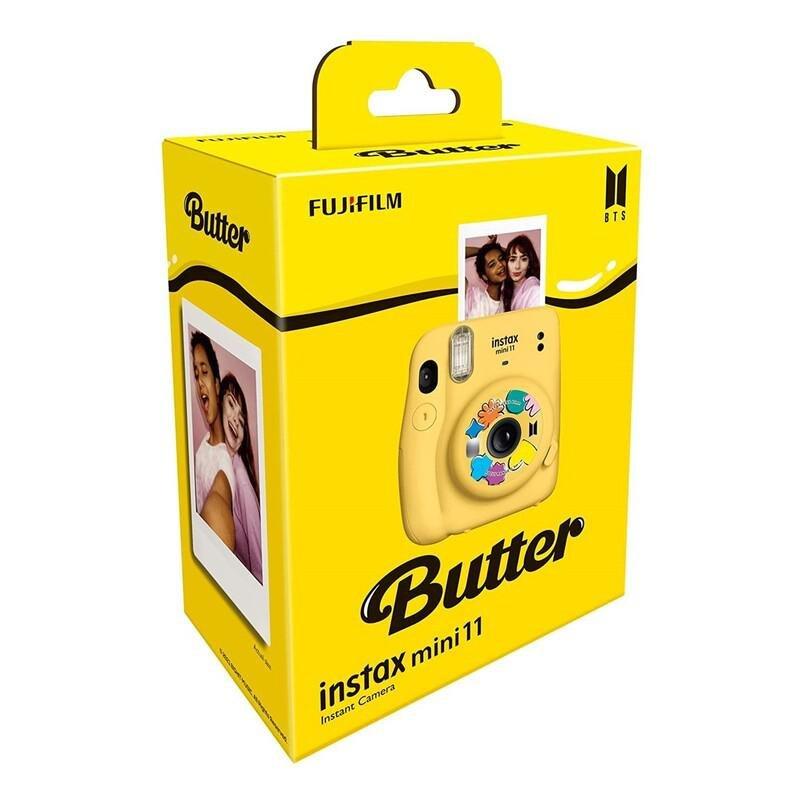 Fujifilm Instax Mini 11 Camera BTS Butter Version + Film Pack, , large image number 1