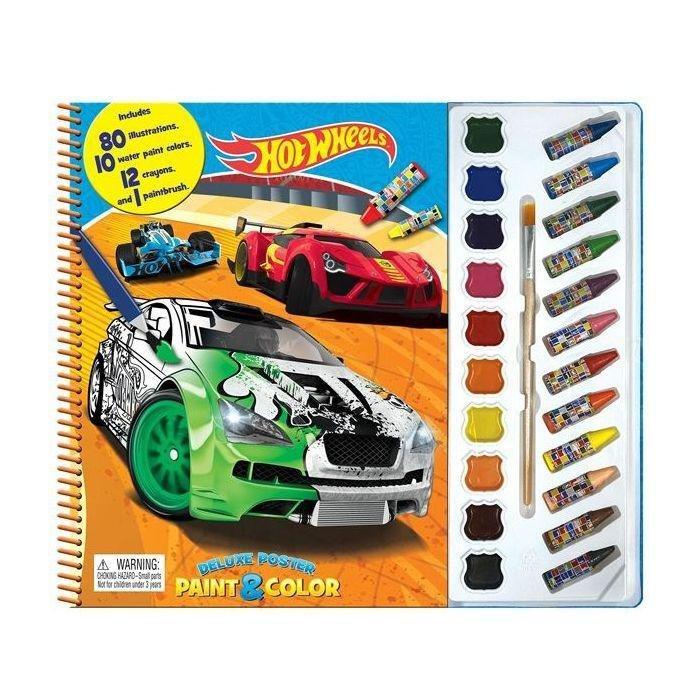 Mattel Hot Wheels Deluxe Poster Paint & Color | Phidal, , medium