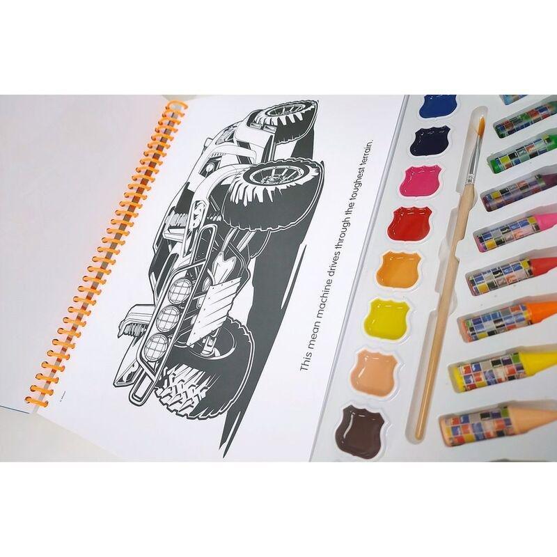 Mattel Hot Wheels Deluxe Poster Paint & Color | Phidal, , large image number 1