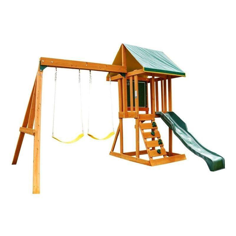 Kidkraft Appleton Wooden Swing Set/Playset, , large image number 0