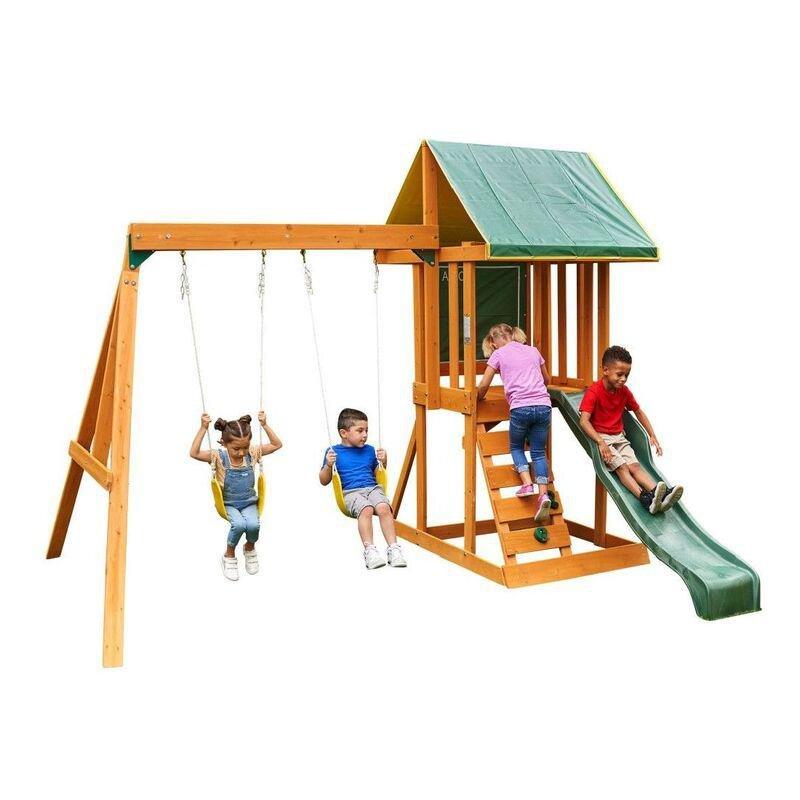 Kidkraft Appleton Wooden Swing Set/Playset, , large image number 5