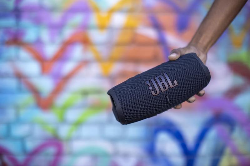 JBL Charge 5 Portable Bluetooth Speaker - White, , medium
