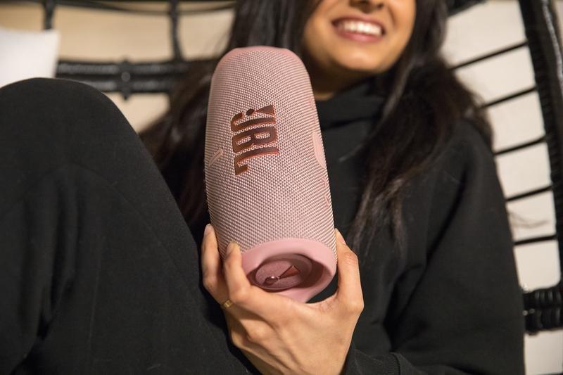 JBL Charge 5 Portable Bluetooth Speaker - White, , large image number 2
