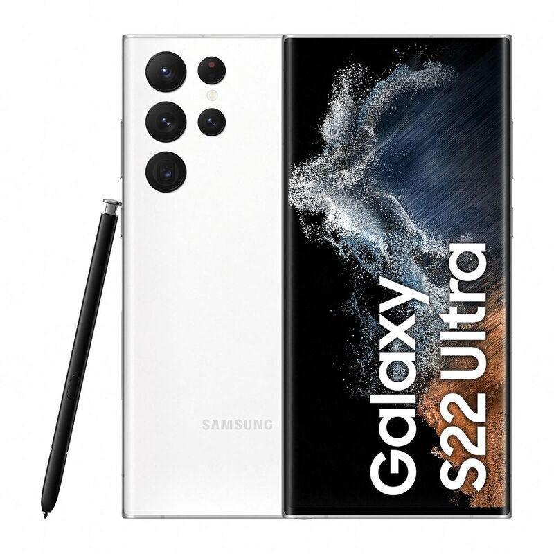 Samsung Galaxy S22 Ultra 5G Smartphone 128GB/8GB/Dual SIM + eSIM - Phantom White, , large image number 0