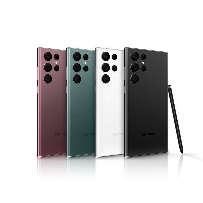 Samsung Galaxy S22 Ultra 5G Smartphone 256GB/12GB/Dual SIM + eSIM - Burgundy, , large image number 4