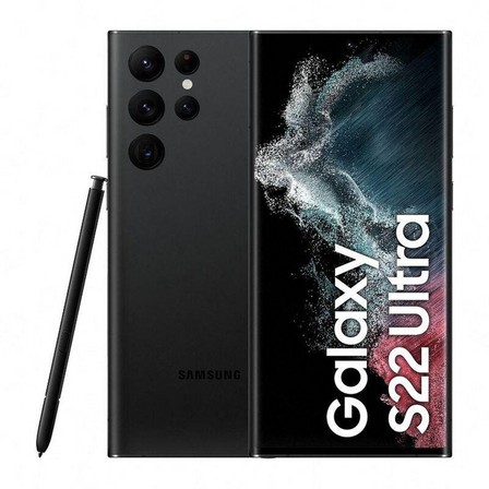SAMSUNG - Samsung Galaxy S22 Ultra 5G Smartphone 256GB/12GB/Dual SIM + eSIM - Phantom Black