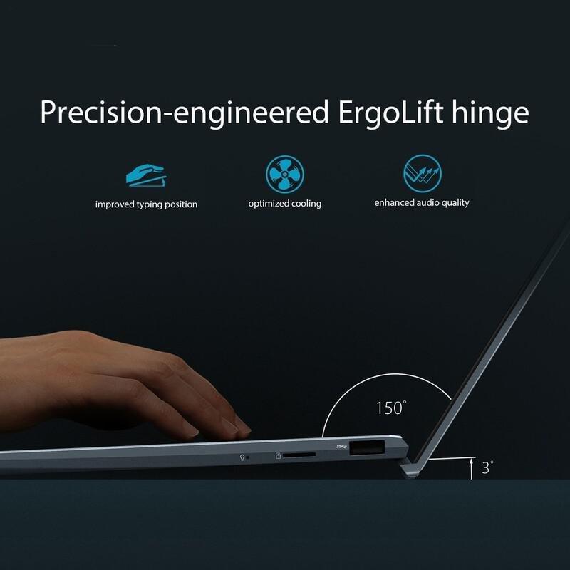ASUS Zenbook 13 OLED UX325EA-OLED105W Slim Laptop/Intel Core i5-1135G7/8GB RAM/512GB SSD/Intel Iris Xe Graphics/13.3 Inch FHD (1920x1080) OLED/Wind..., , large image number 2