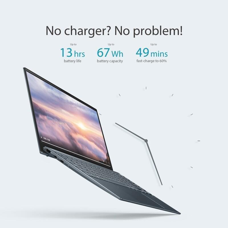 ASUS Zenbook 13 OLED UX325EA-OLED105W Slim Laptop/Intel Core i5-1135G7/8GB RAM/512GB SSD/Intel Iris Xe Graphics/13.3 Inch FHD (1920x1080) OLED/Wind..., , large image number 4