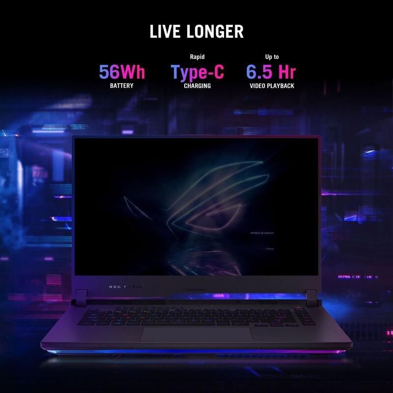 ASUS ROG Strix G15 G513IH-HN026W Gaming Laptop AMD Ryzen 7-4800H/16GB/1TB SSD/NVIDIA GeForce GTX 1650 4GB/15.6-inch FHD/144Hz/Windows 11 Home/ECLIP..., , large image number 2