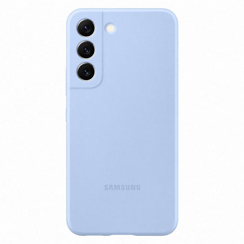 Samsung Silicone Cover Blue for Galaxy S22, , large image number 0
