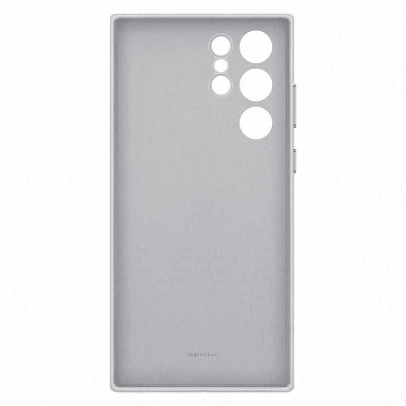 Samsung Leather Cover Grey for Galaxy S22 Ultra, , large image number 3