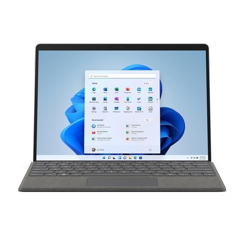 Microsoft Surface Pro 8 intel core i5-1135G7/8GB/128GB SSD/intel Iris Xe Graphics/13-inch PixelSense Flow/Windows 11 Home - Platinum + Type Cover, , large image number 2