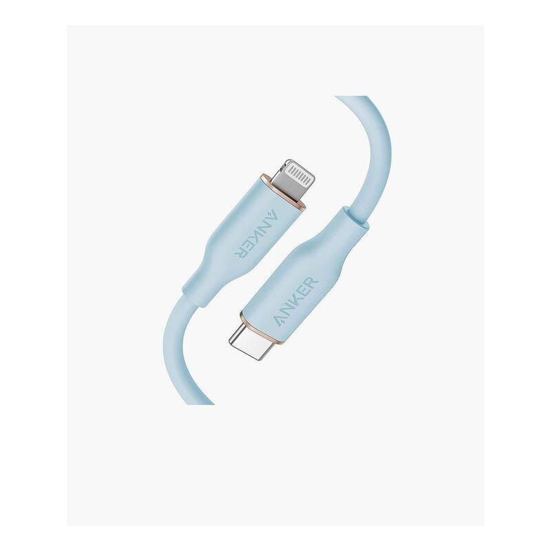 Anker PowerLine III Flow USB-C to Lightning Cable 0.9m - MIsty Blue, , large image number 0