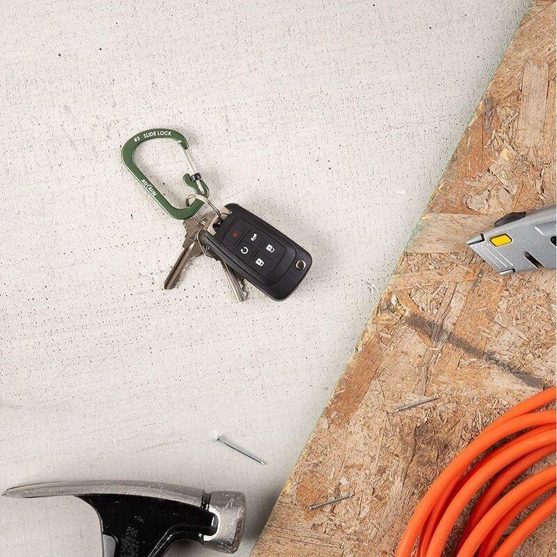 Nite Ize Slidelock Carabiner Aluminum No.3 - Olive, , large image number 2