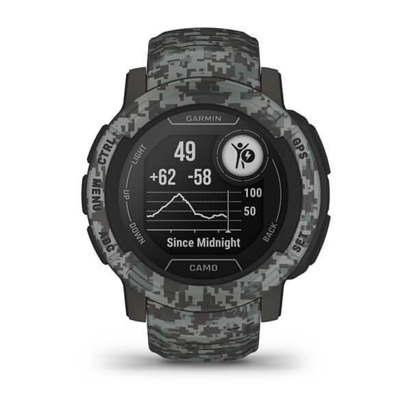 Garmin Instinct 2 Camo Edition 45mm Smartwatch - Graphite Camo, , large image number 8