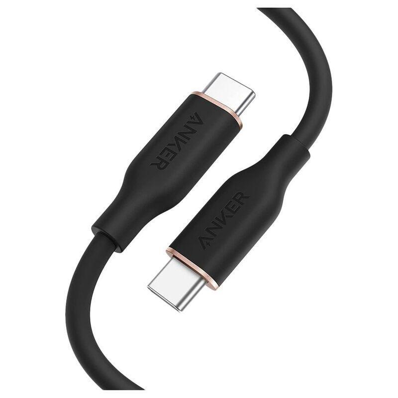 ANKER - Anker Powerline III Flow USB-C To USB-C 6ft Black