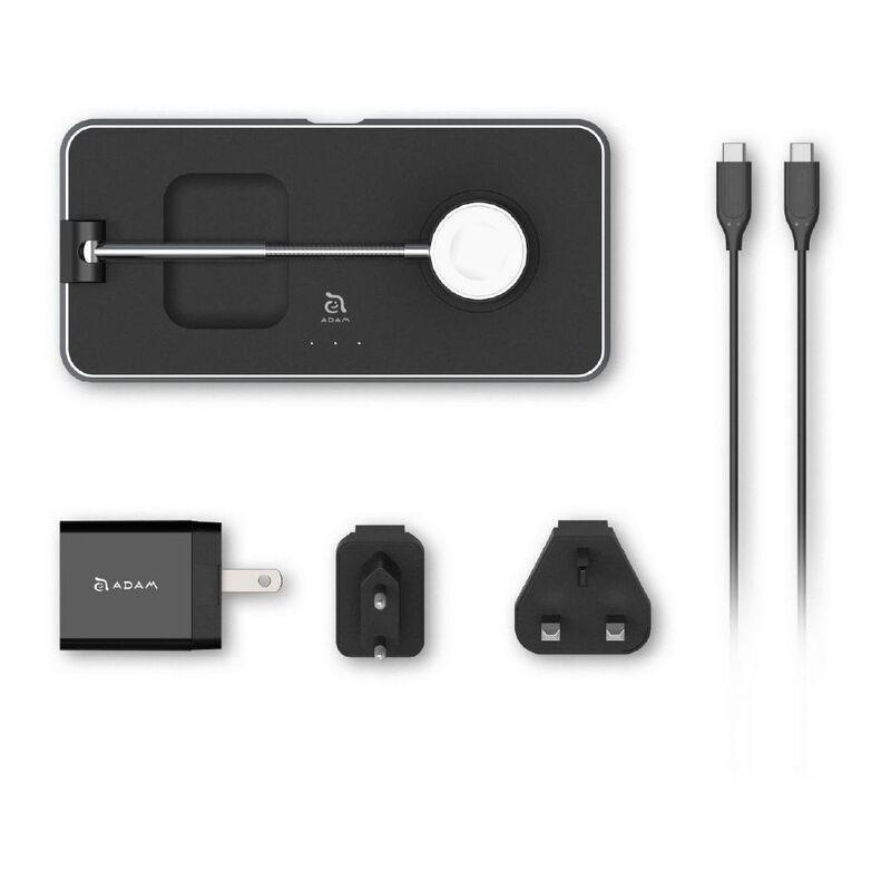 Adam Elements Omnia Q3 3-in-1 Wireless Charging Station, , large image number 1