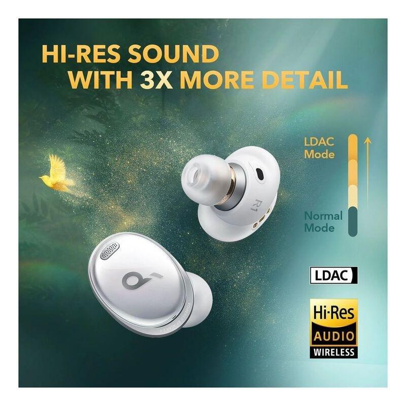 Anker Soundcore Liberty 3 Pro Active Noise Cancelling True Wireless Earbuds - White, , large image number 3