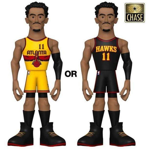 Funko Gold NBA Hawks Trae Young Alternate Uniform Premium 5-Inch Vinyl Figure (with Chase), , large image number 0