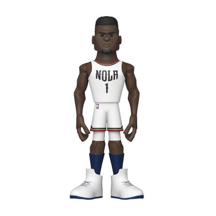 Funko Gold NBA Pelicans Zion Williamson Home Uniform Premium 5-Inch Vinyl Figure (with Chase), , large image number 1