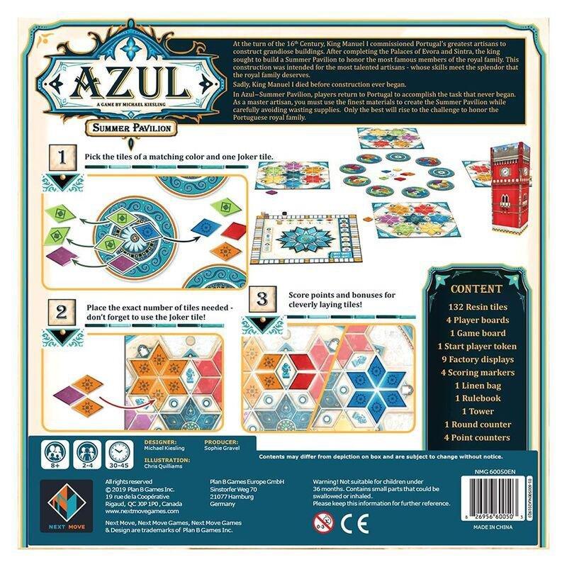 Azul Summer Pavilion Board Game (English/Arabic/French), , large image number 1