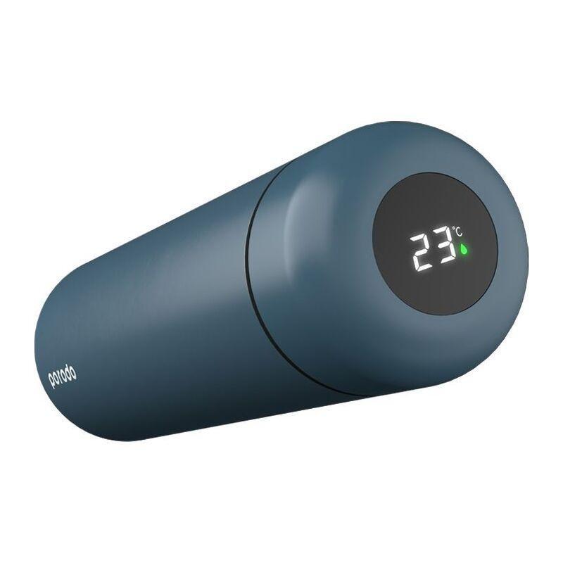 Porodo Smart Water Bottle With Temperature Indicator 500ml - Blue, , large image number 2