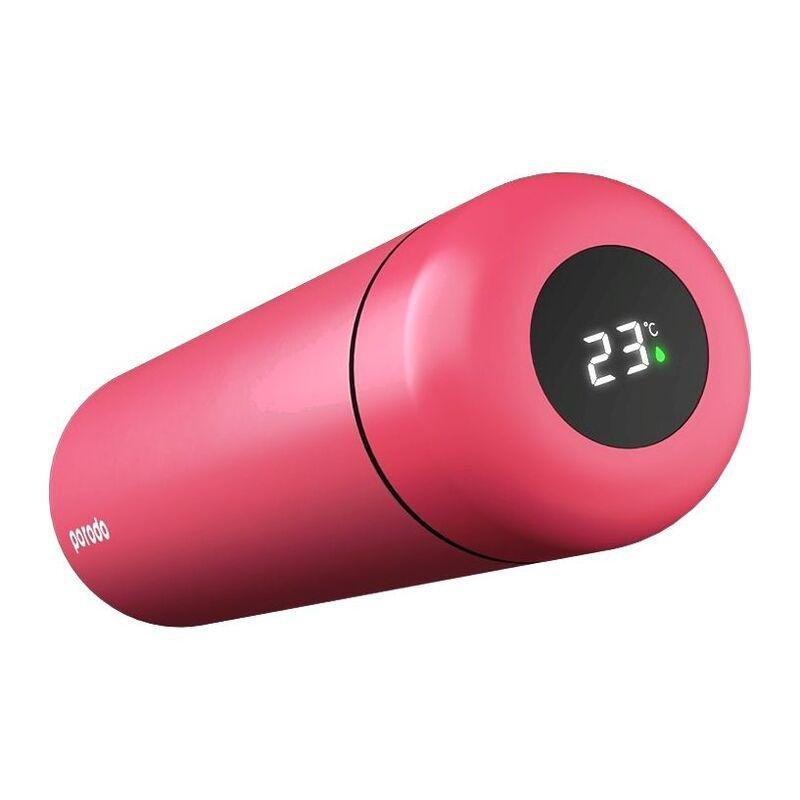 Porodo Smart Water Bottle With Temperature Indicator 500ml - Red, , large image number 1