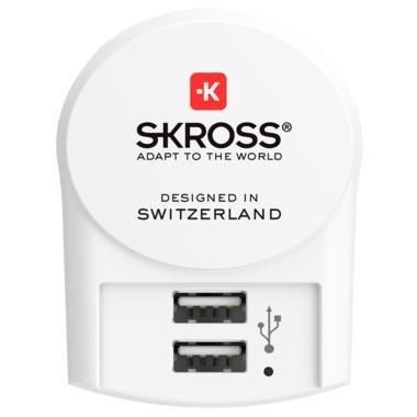 Skross Euro USB Charger V1 (2 x USB-A Ports), , large image number 0