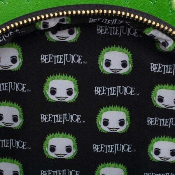 Loungefly Leather Beetlejuice Dantes Inferno Backpack, , large image number 0