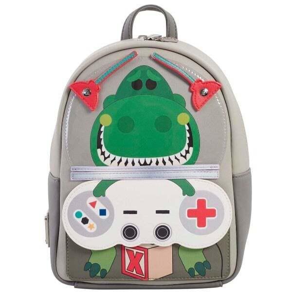 LOUNGEFLY Loungefly Leather Pixar Toy Story Rex Game Backpack Azadea UAE