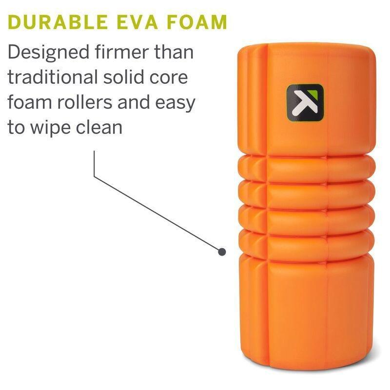 Trigger Point The Grid Travel Foam Roller 10-Inch - Orange/Black, , large image number 5